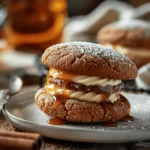 Apple Cider Whoopie Pie Cookies with Caramel