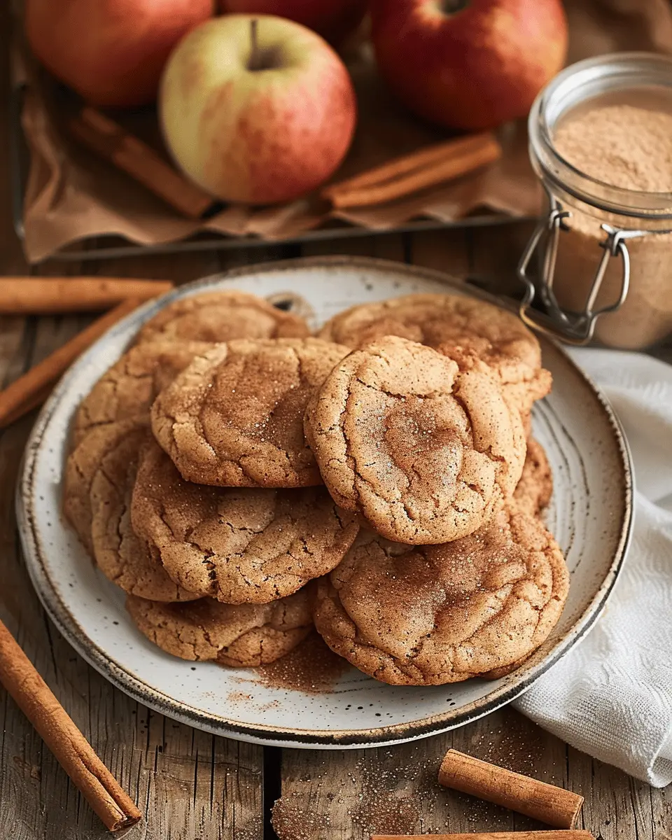 Apple Snickerdoodles: Indulgent Cookies with a Fall Twist