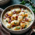 Bacon Cheddar Gnocchi Soup – A Rich and Creamy Comfort Meal
