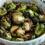 Balsamic Glazed Brussels Sprouts