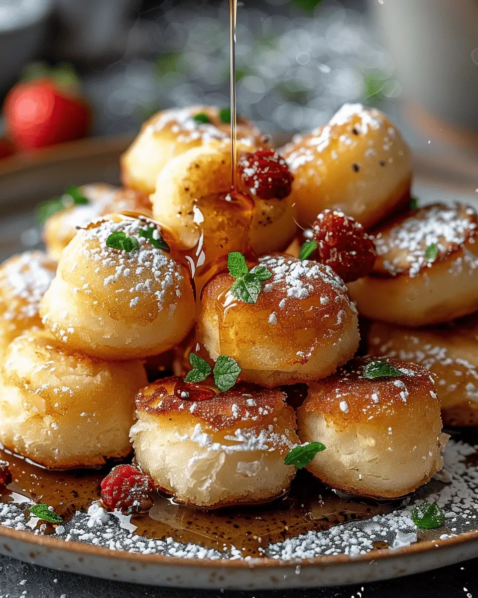 Breakfast Pancake Poppers: Easy & Indulgent Turkey Bacon Treats