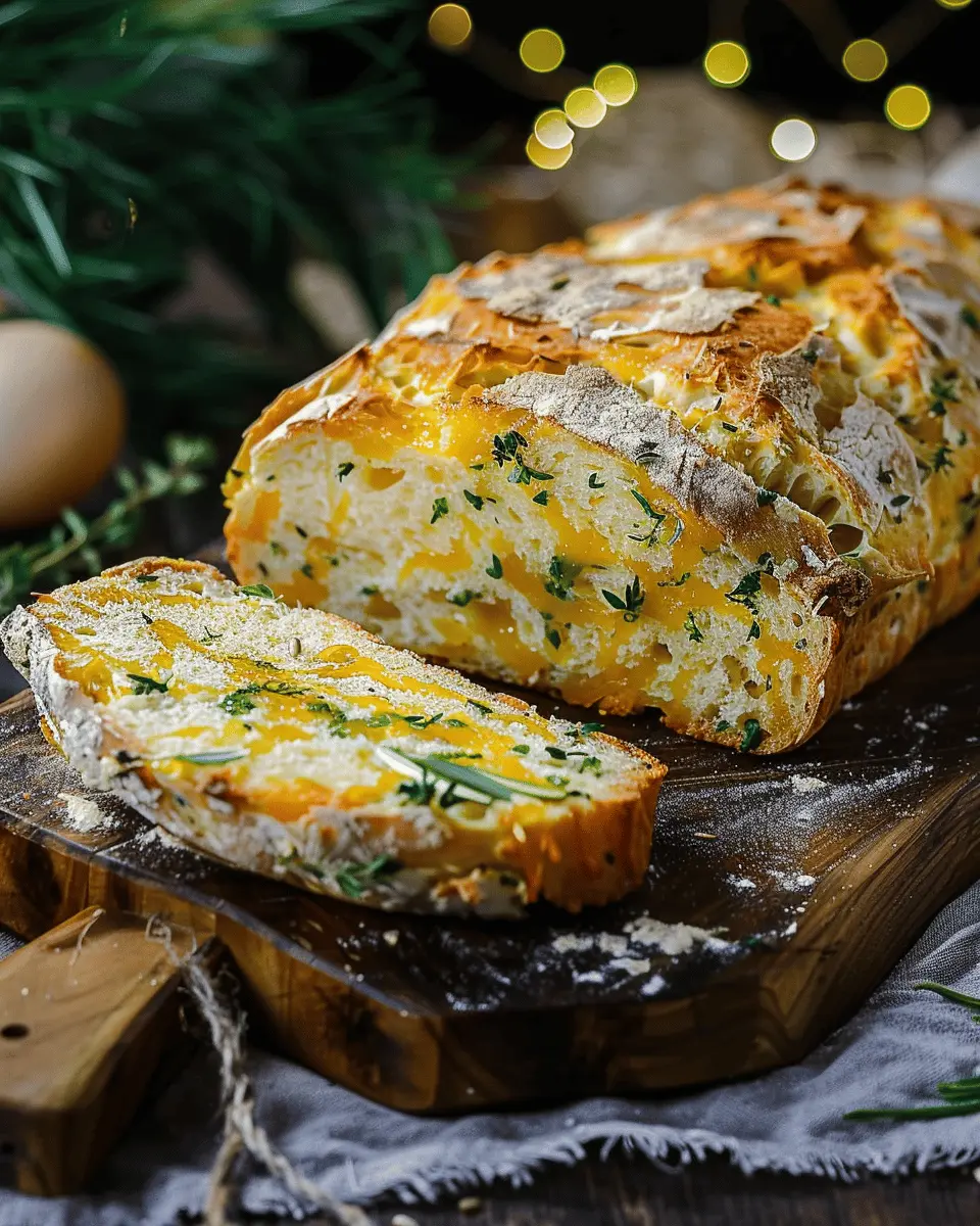 Cheddar and Herb Soda Bread: Easy Homemade Delight for All