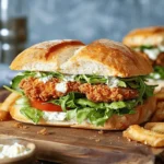 Crispy Chicken Caesar Sandwich