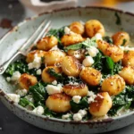 Crispy Gnocchi With Spinach And Feta: A Childhood Memory In Flavor