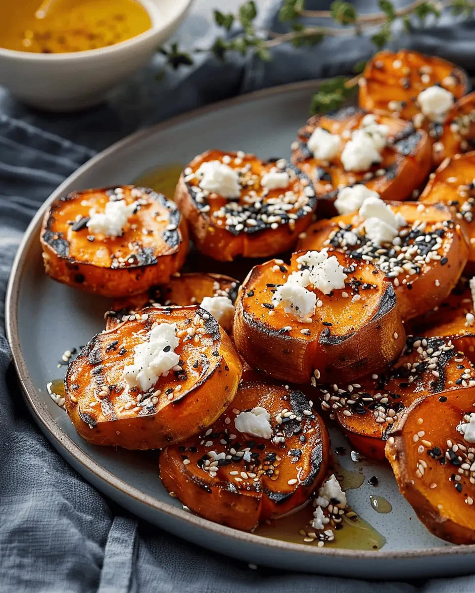 Honey Feta Sweet Potato Rounds: Easy & Delicious Appetizer Delight