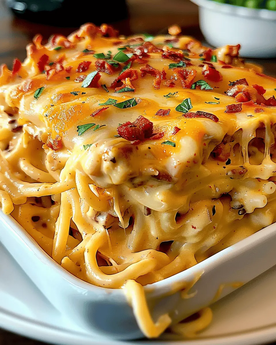 Irresistible Spicy Southern Cheesy Chicken Spaghetti Casserole Delight