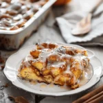 Pumpkin Cinnamon Roll Bake