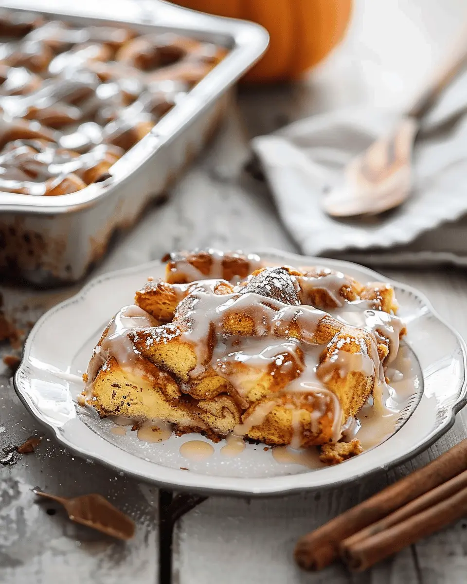 Pumpkin Cinnamon Roll Bake: The Best Cozy Fall Treat at Home