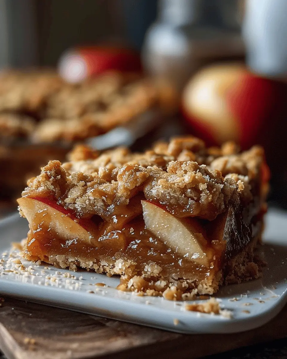 Salted Caramel Apple Crumble Bars: An Addictively Easy Fall Treat