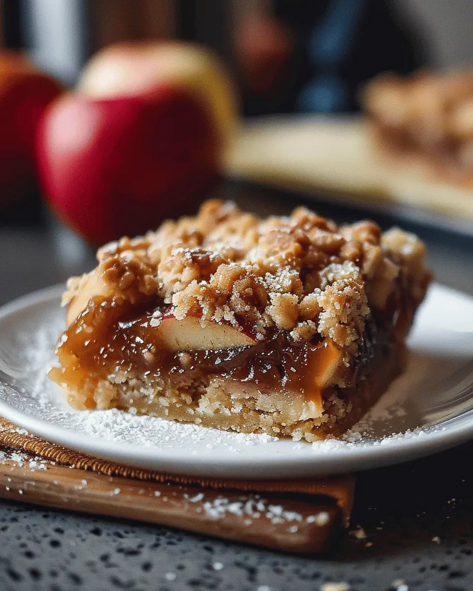 Salted Caramel Apple Crumble Bars: Indulge in Fall Bliss in 45 Min