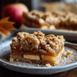 Salted Caramel Apple Crumble Bars Fall Treat: Get Addicted in 45 Min