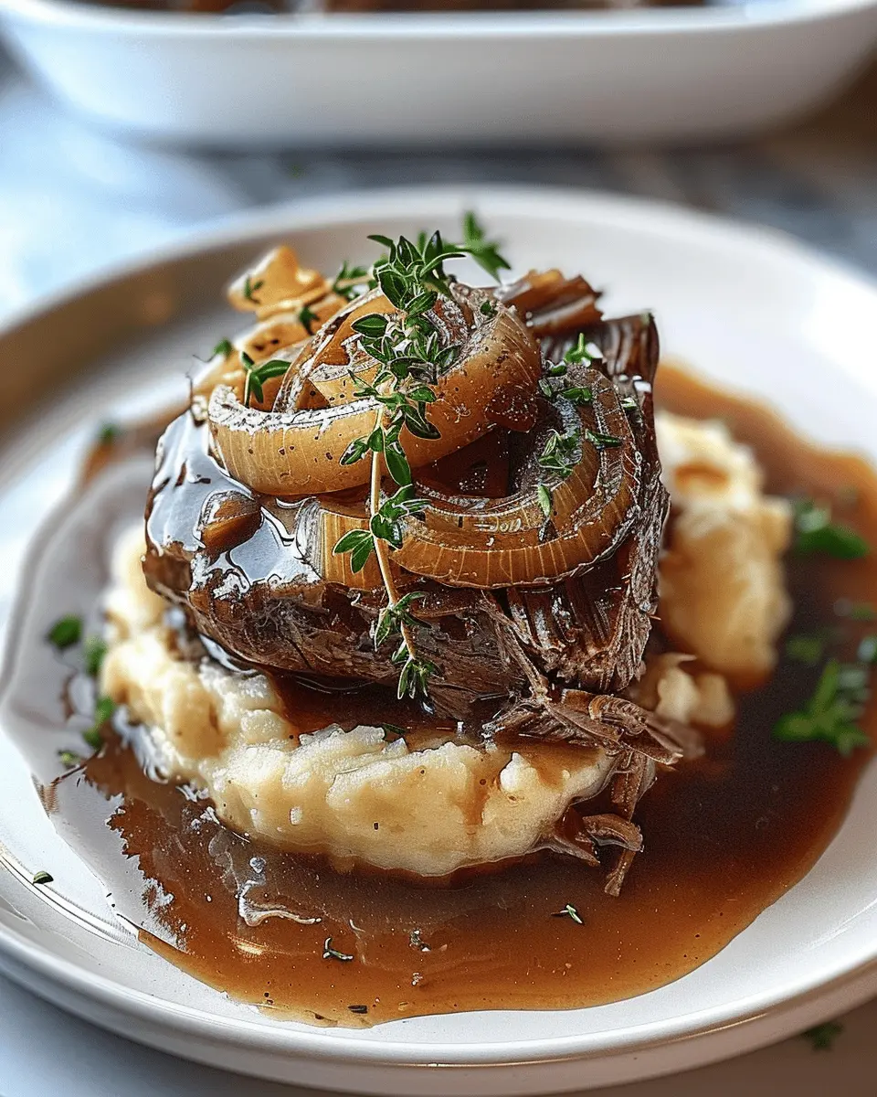 Savory French Onion Pot Roast Recipe for Indulgent Comfort Food