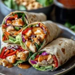 Thai Peanut Chicken Wraps: Irresistible Flavor in 30 Mins!