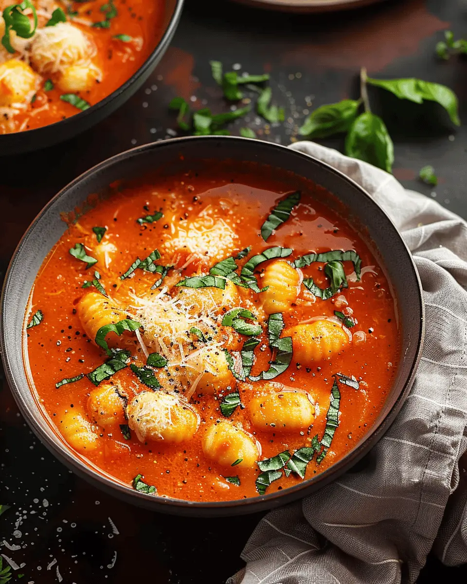 Tomato Gnocchi Soup: A Cozy & Flavorful Comfort Dish