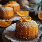orange ginger honey cakes