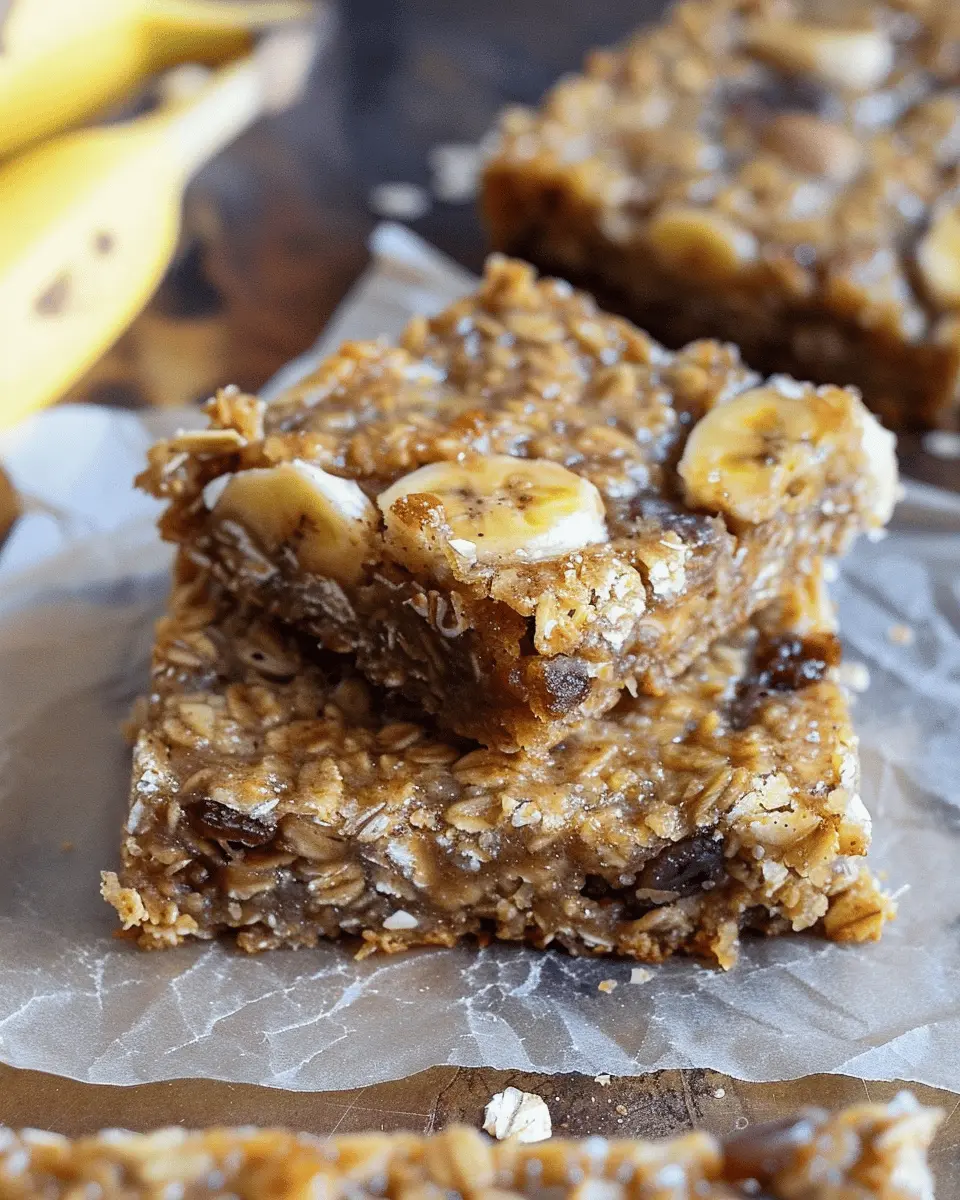 Banana Oatmeal Bars: Easy & Delicious for Busy Mornings