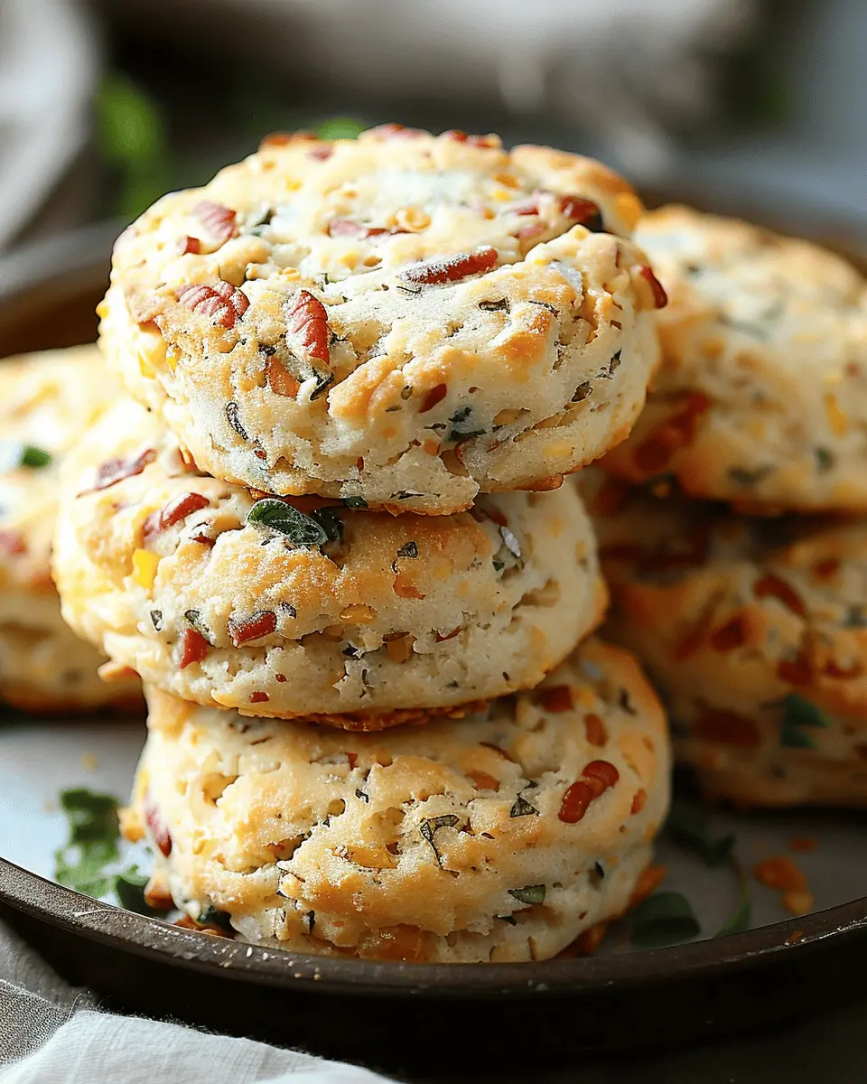 Breakfast Protein Biscuits: Easy Turkey Bacon and Chicken Ham Treats