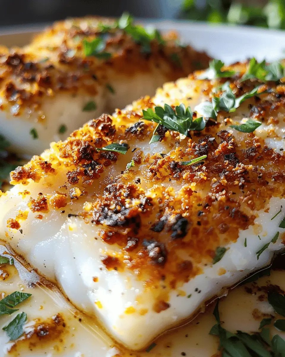 Garlic Parmesan Crusted Halibut: Easy 15-Minute Baked Delight