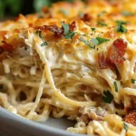 Creamy Southern Spaghetti Bake