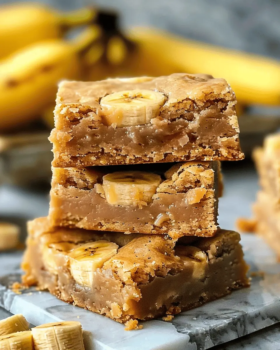 Banana Blondies: 7 Easy Banana Dessert Recipes You’ll Love