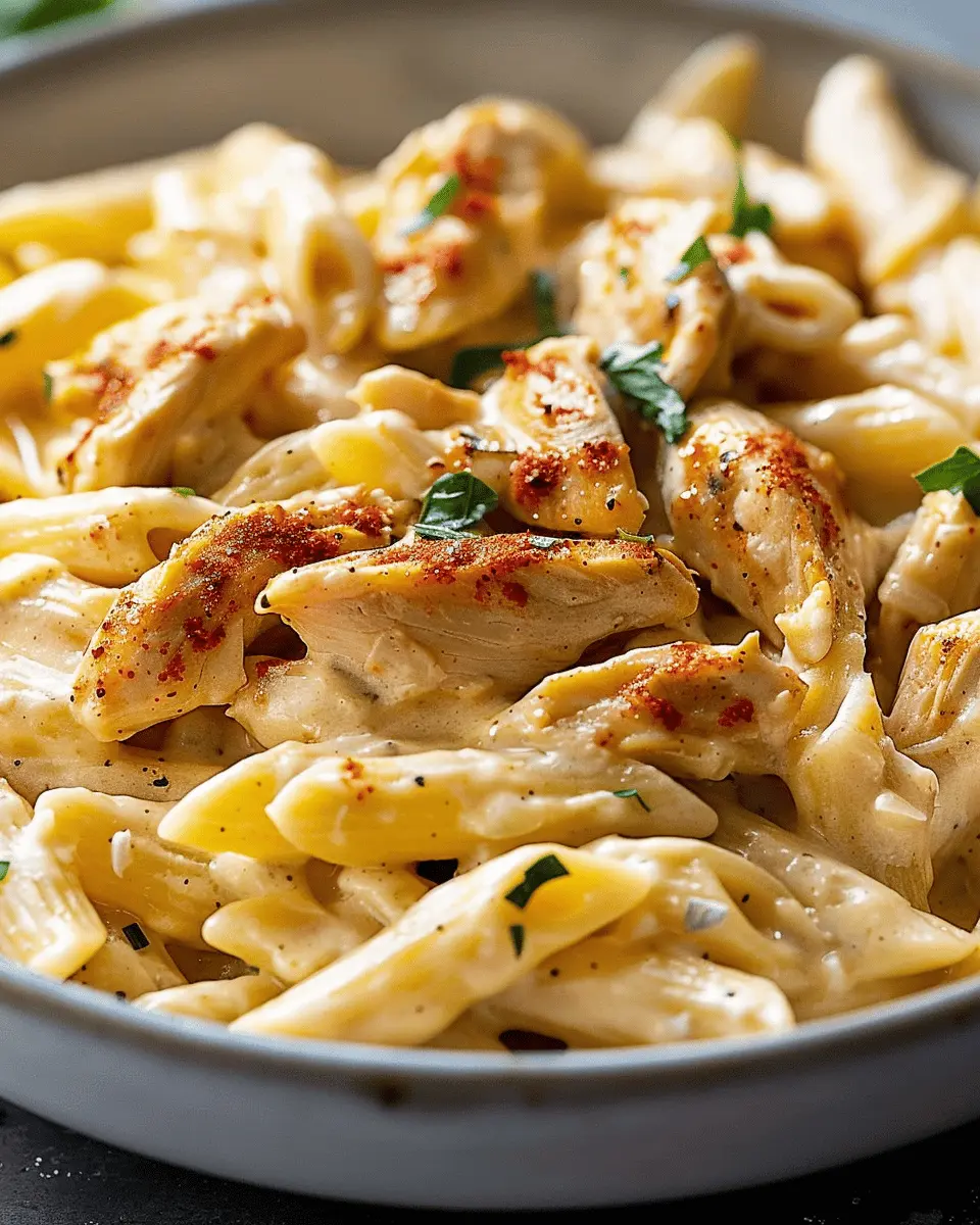 Creamy Cajun Chicken Pasta with Turkey Bacon: Easy Delight at Home