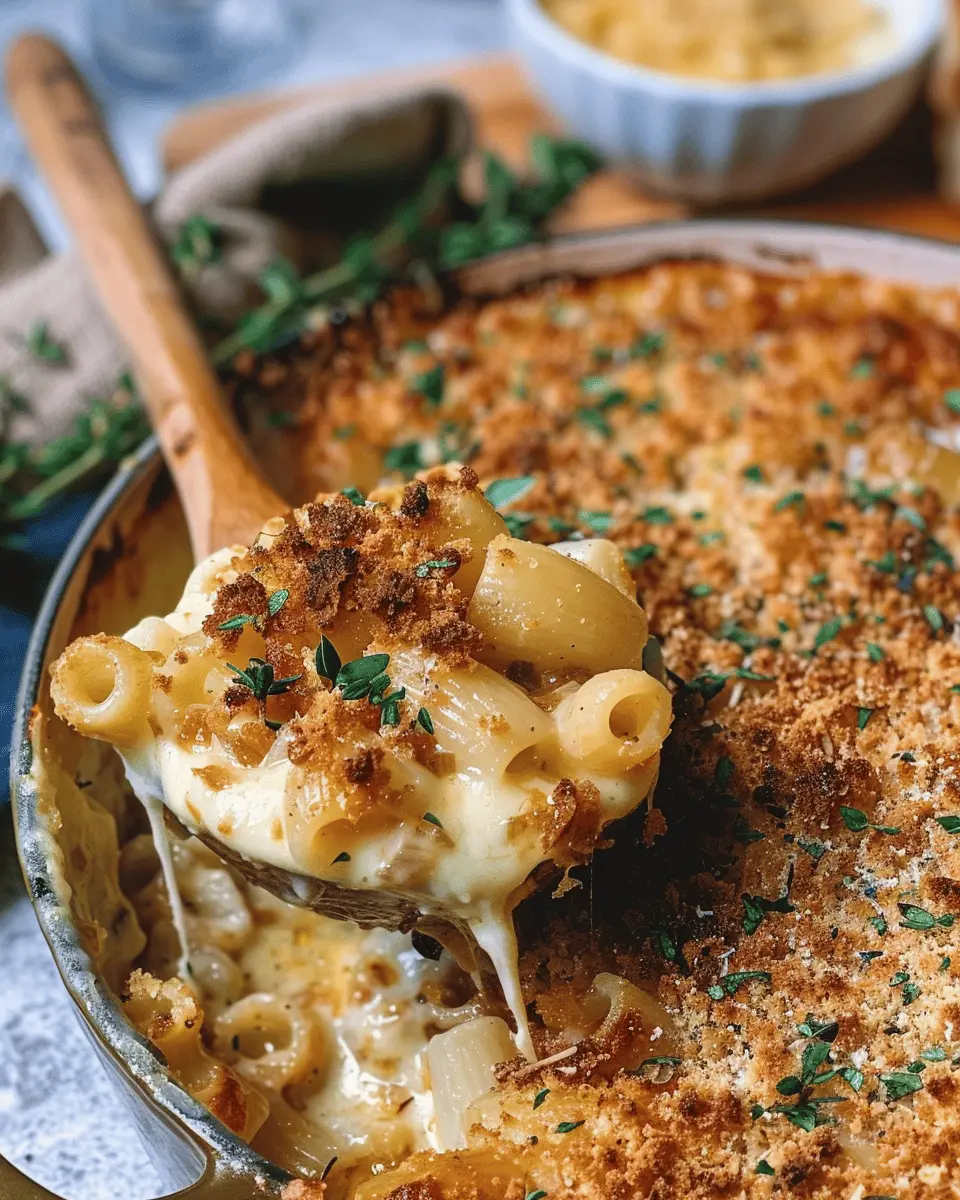 French Onion Soup Pasta Recipe: Indulgent Comfort in a Bowl