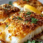 Crispy Air Fryer Parmesan Crusted Cod