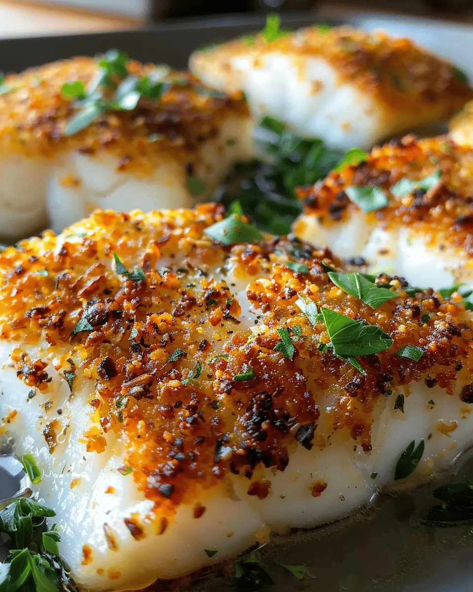Garlic Parmesan Crusted Halibut: Easy 15-Minute Baked Delight
