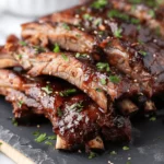 Dump and Go Crockpot Honey Garlic Soy Spareribs