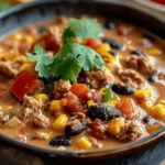 High Protein Creamy Taco Soup