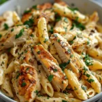 Healthy Garlic Parmesan Chicken Pasta Recipe