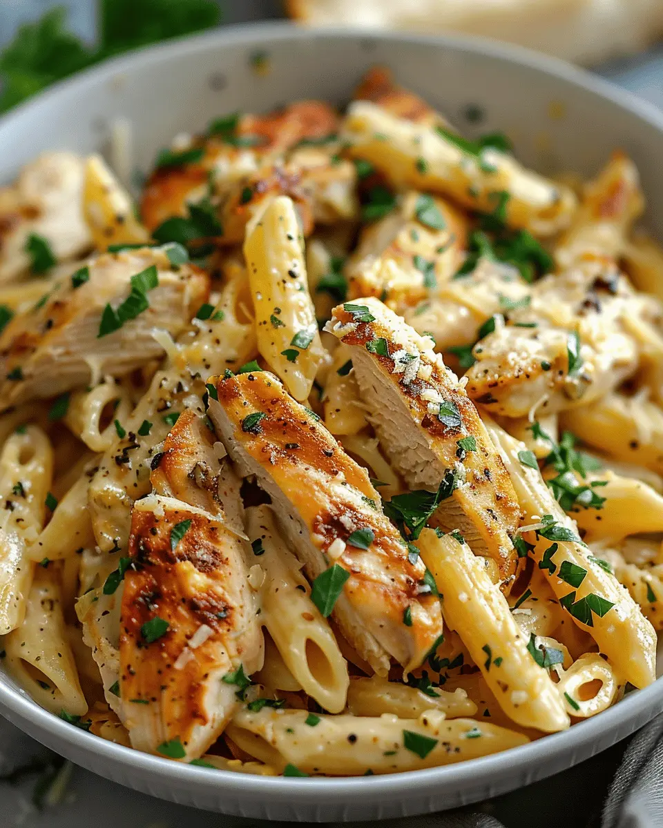 Healthy Garlic Parmesan Chicken Pasta Recipe: A Quick, Guilt-Free Delight