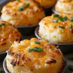 Cheesy Mashed Potato Puffs