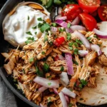 Slow Cooker Chicken Shawarma