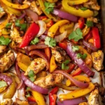 30 Minute Sheet Pan Chicken Fajitas