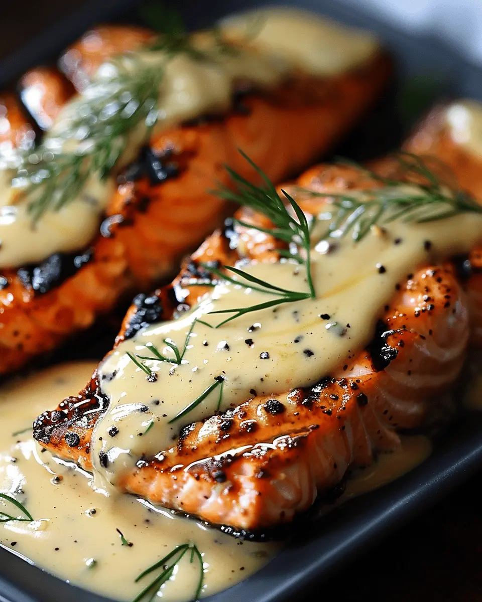 Grilled Salmon with Dijon Mustard Sauce: A Flavorful Delight!