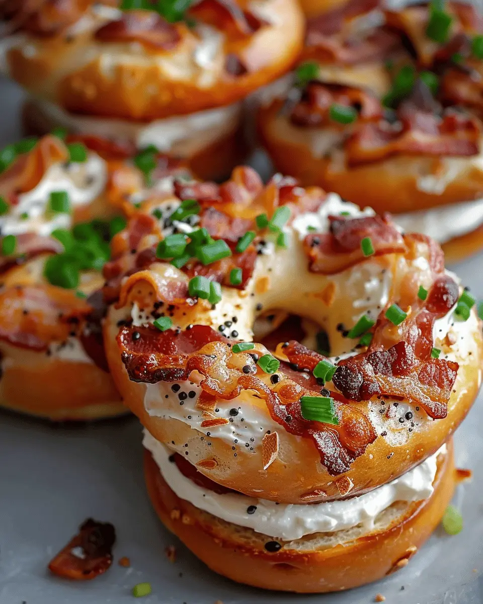 Zesty Turkey Bacon Cream Cheese Bagels for an Irresistible Brunch
