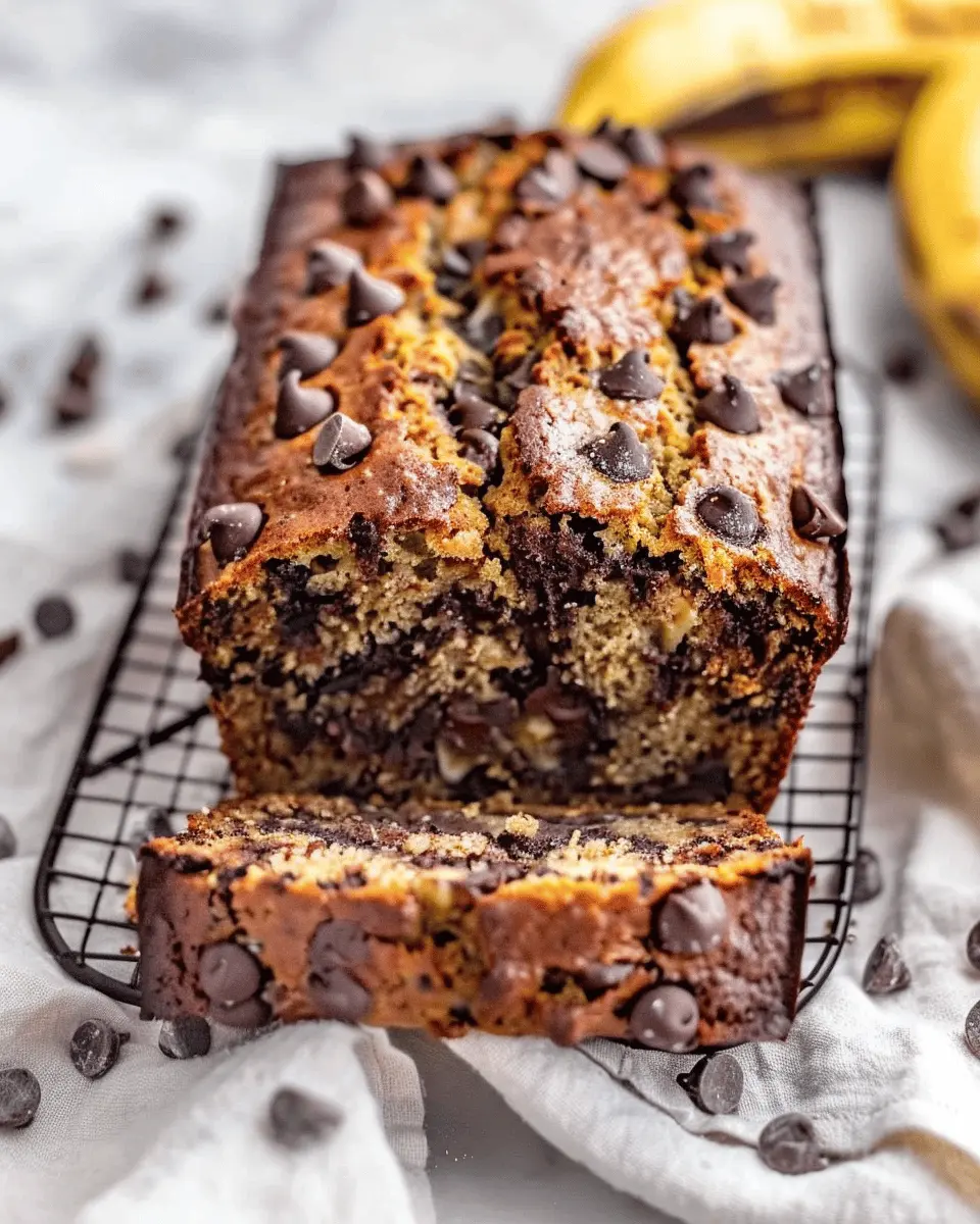 Super Moist Chocolate Chip Banana Bread Recipe You’ll Love