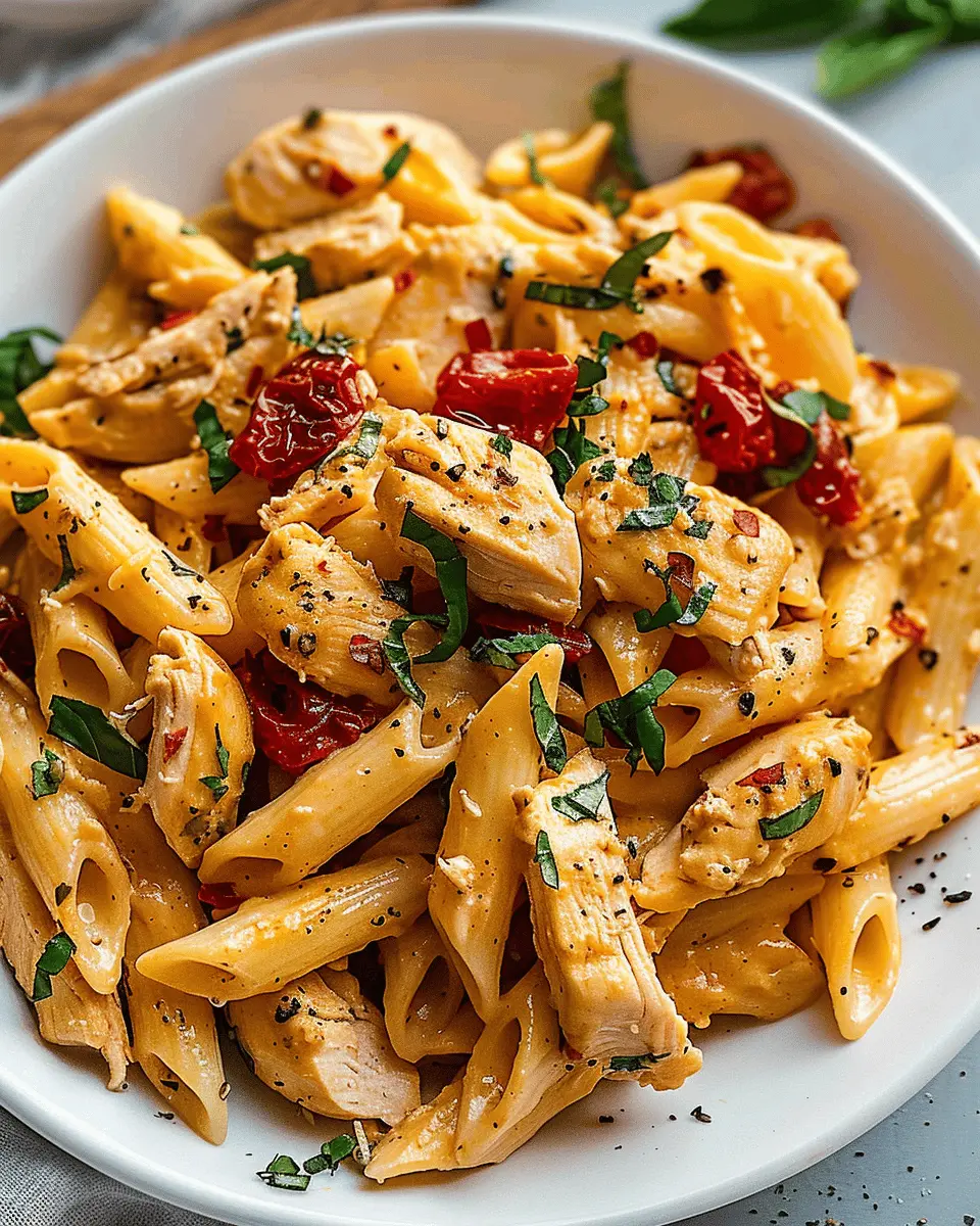 Irresistible Marry Me Chicken Pasta with Turkey Bacon Delight