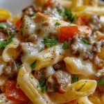 Philly Cheesesteak Pasta