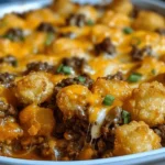 Tater Tot Casserole with Ground Beef