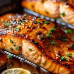Easy Crispy Honey Garlic Glazed Salmon Recipe