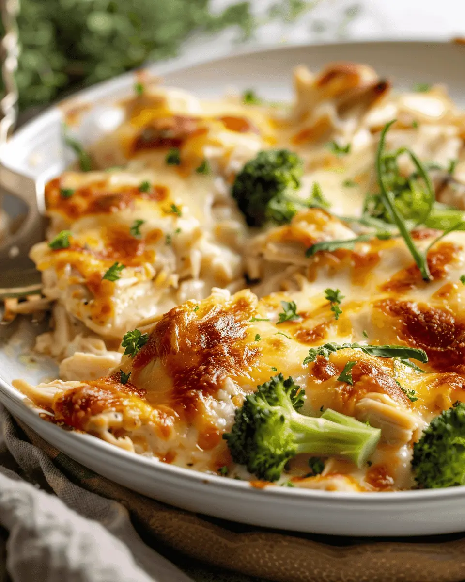 Easy Low Carb Chicken Casserole with Turkey Bacon Delight