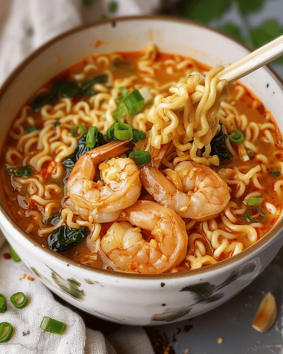 Spicy Shrimp Ramen That Will Brighten Your Dinner Table