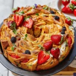 Breakfast Veggie Crinkle Cake