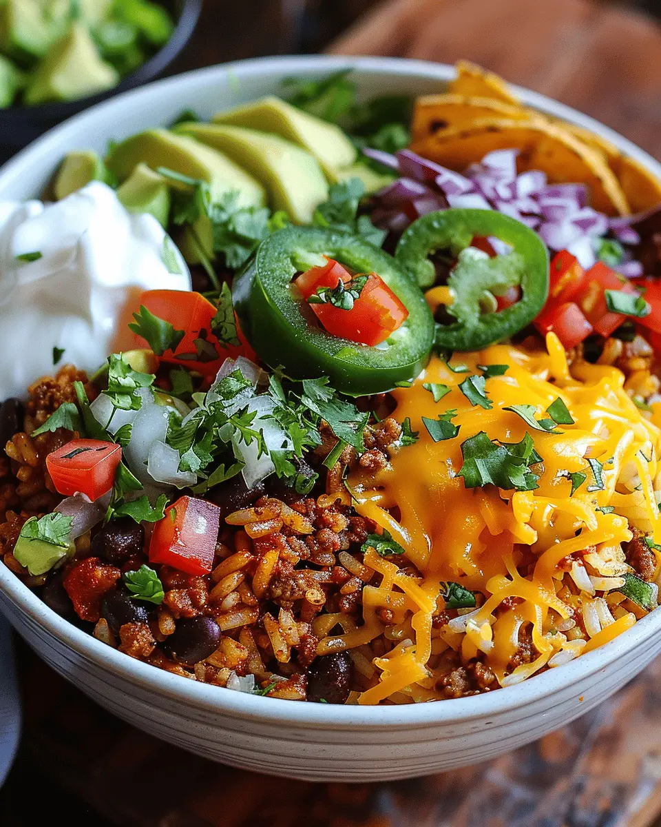 Taco Rice Bowl: Master the Flavor with Easy Turkey Bacon Twist