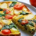 Potato and Spinach Frittata