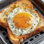 Air Fryer Egg & Cheese Toast