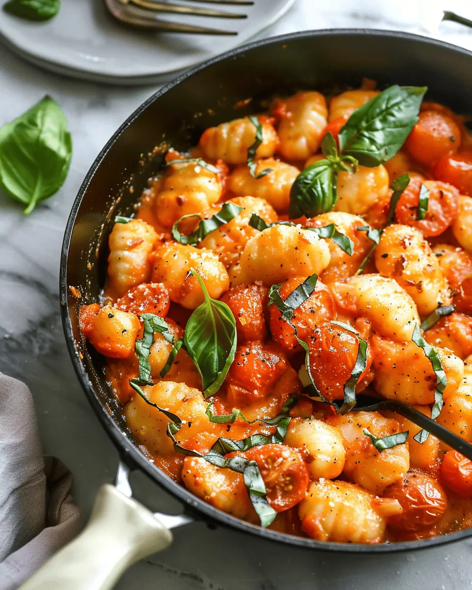 Creamy Roasted Tomato Gnocchi: Indulgent Comfort in Every Bite