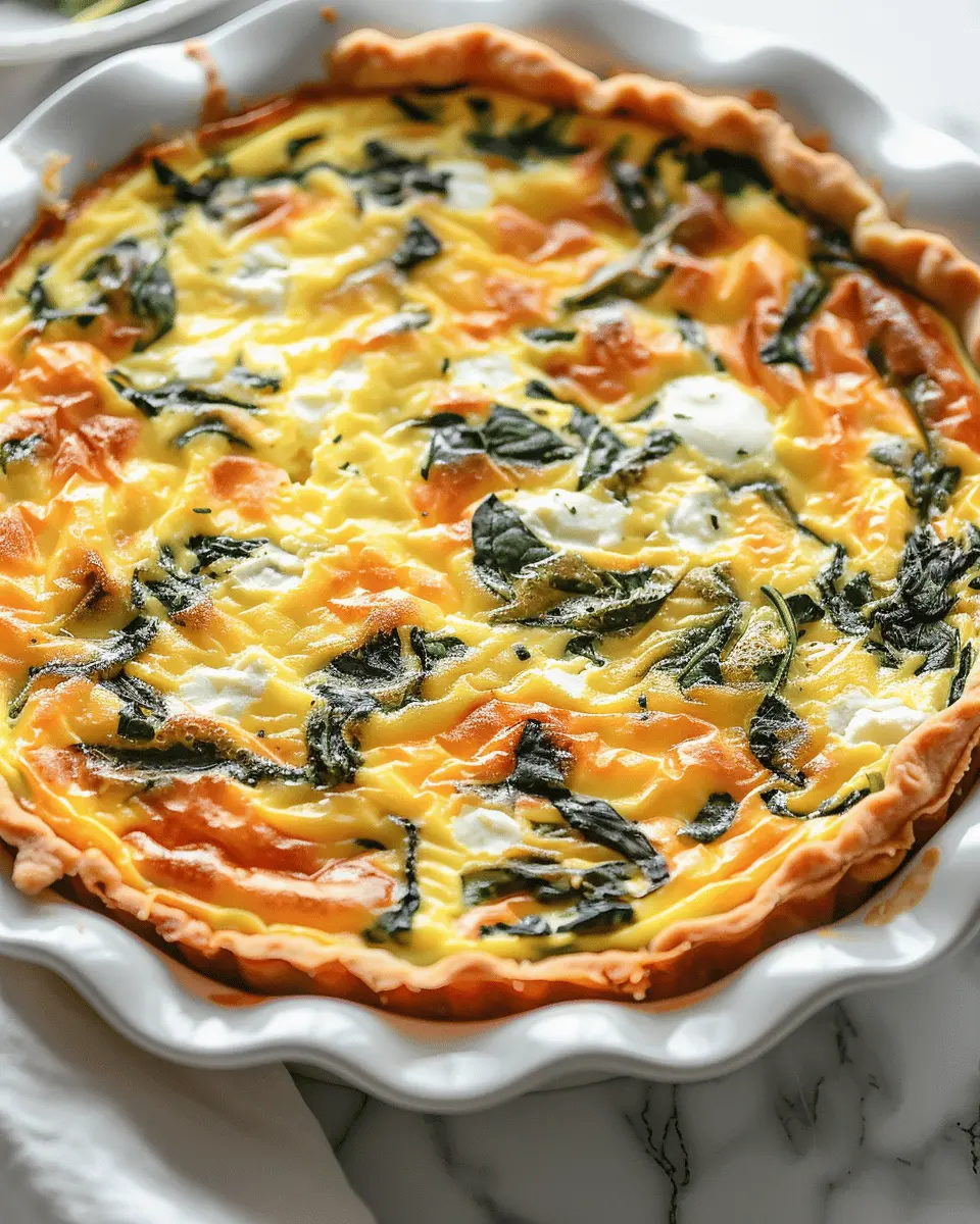 Cottage Cheese and Spinach Crustless Quiche: Easy & Delicious Meal